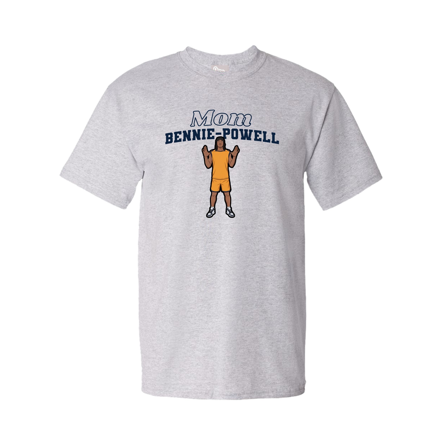 Youth Tee — Mothers Day Block in Grey