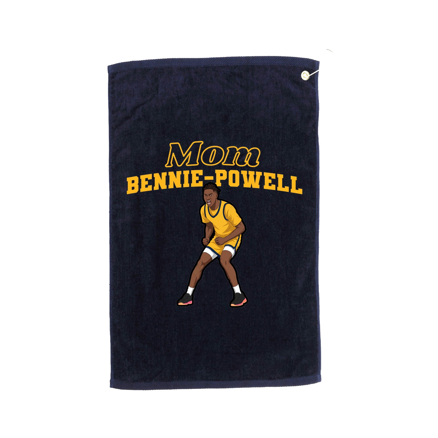 Golf Towel — Mothers Day Block in Navy