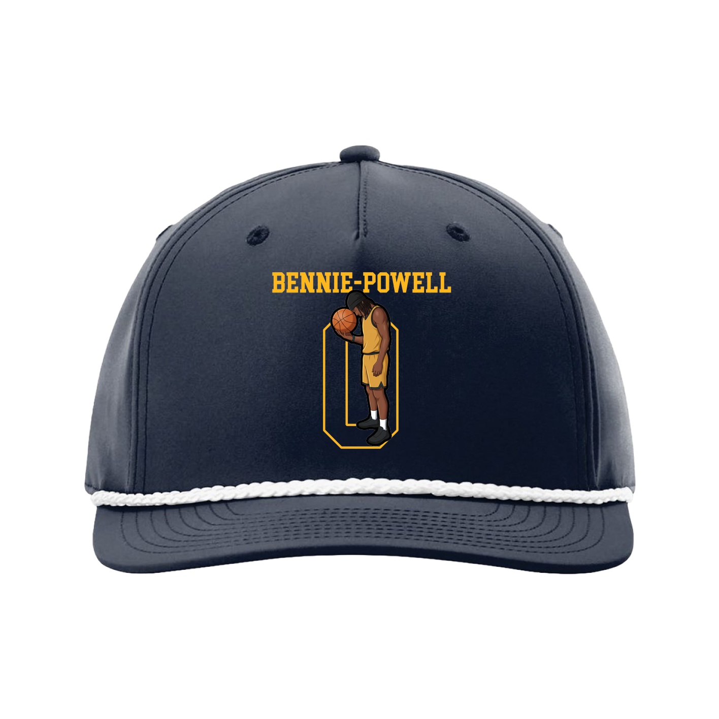 Five-Panel Classic Rope Cap — Shirsey in Navy
