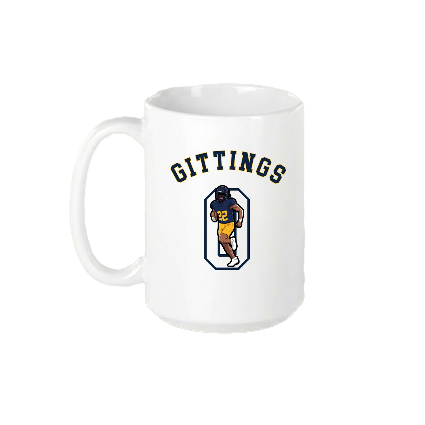 15oz Coffee Mug — Shirsey Arch in White