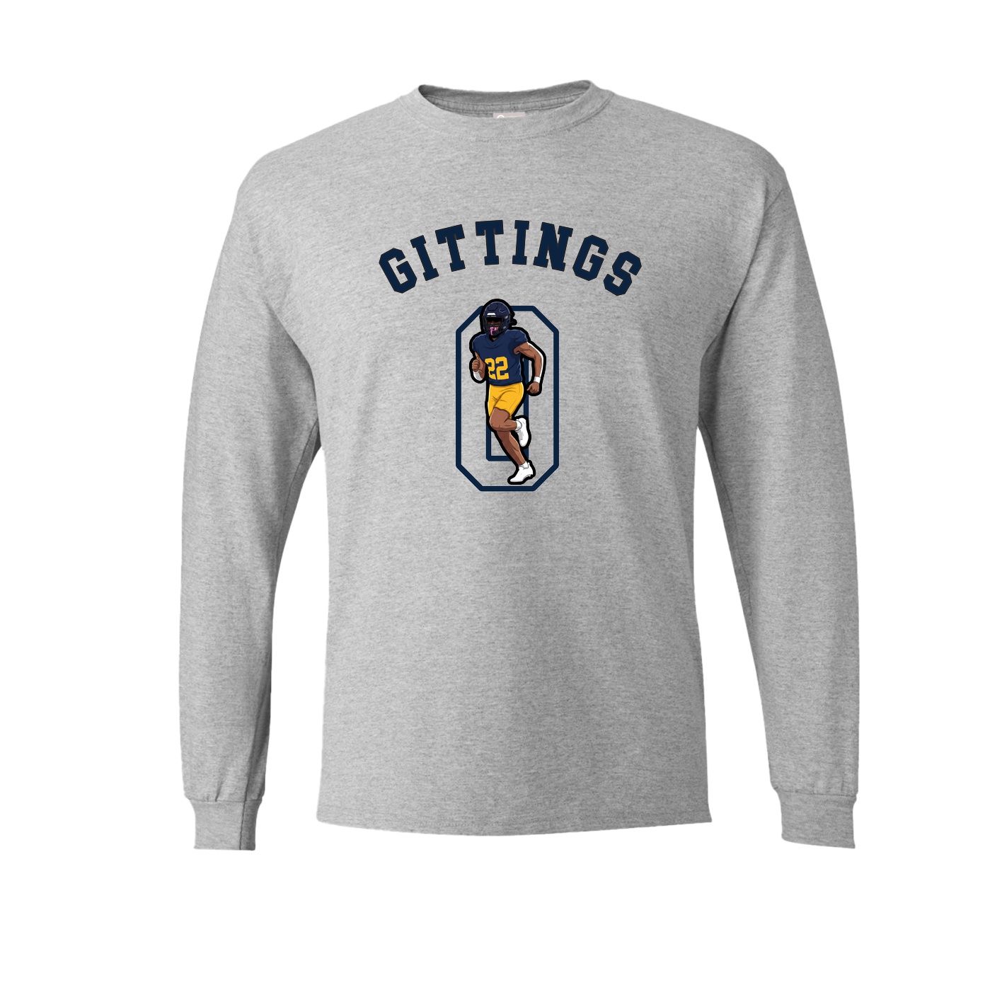 Long Sleeve Tee — Shirsey Arch in Grey