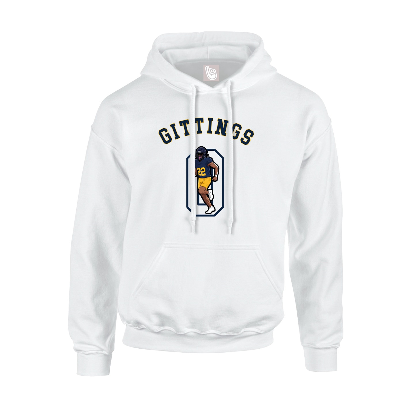 Hoodie — Shirsey Arch in White