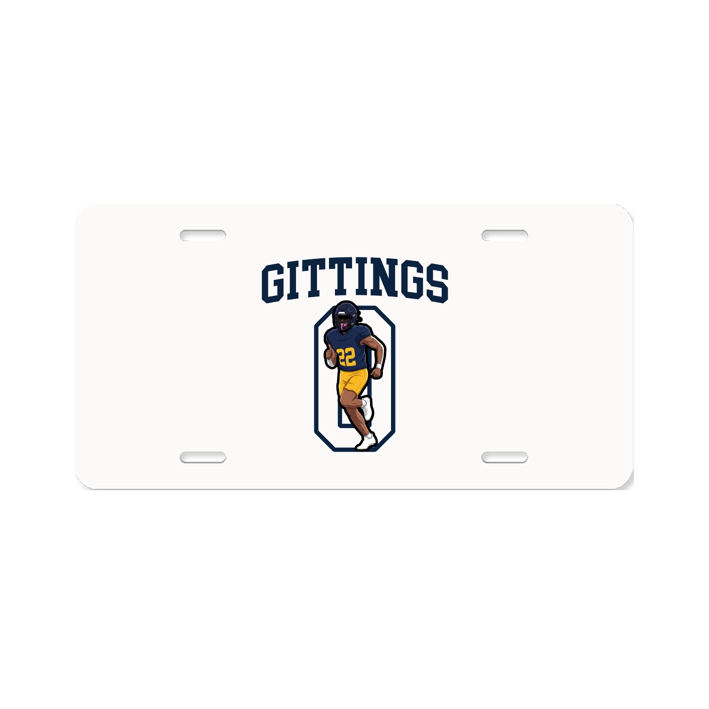 License Plate — Shirsey in Classic