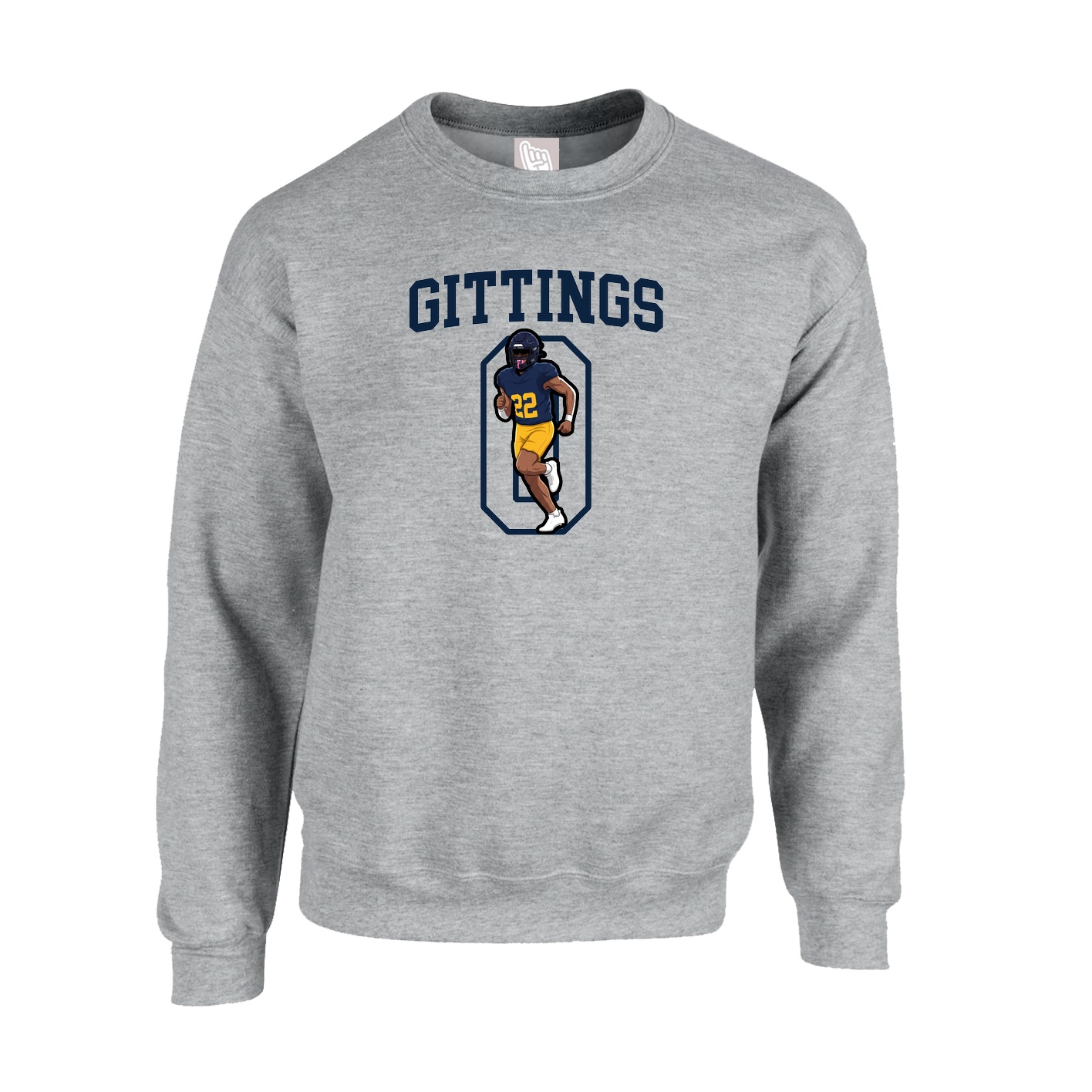 Fleece Crew — Shirsey in Grey