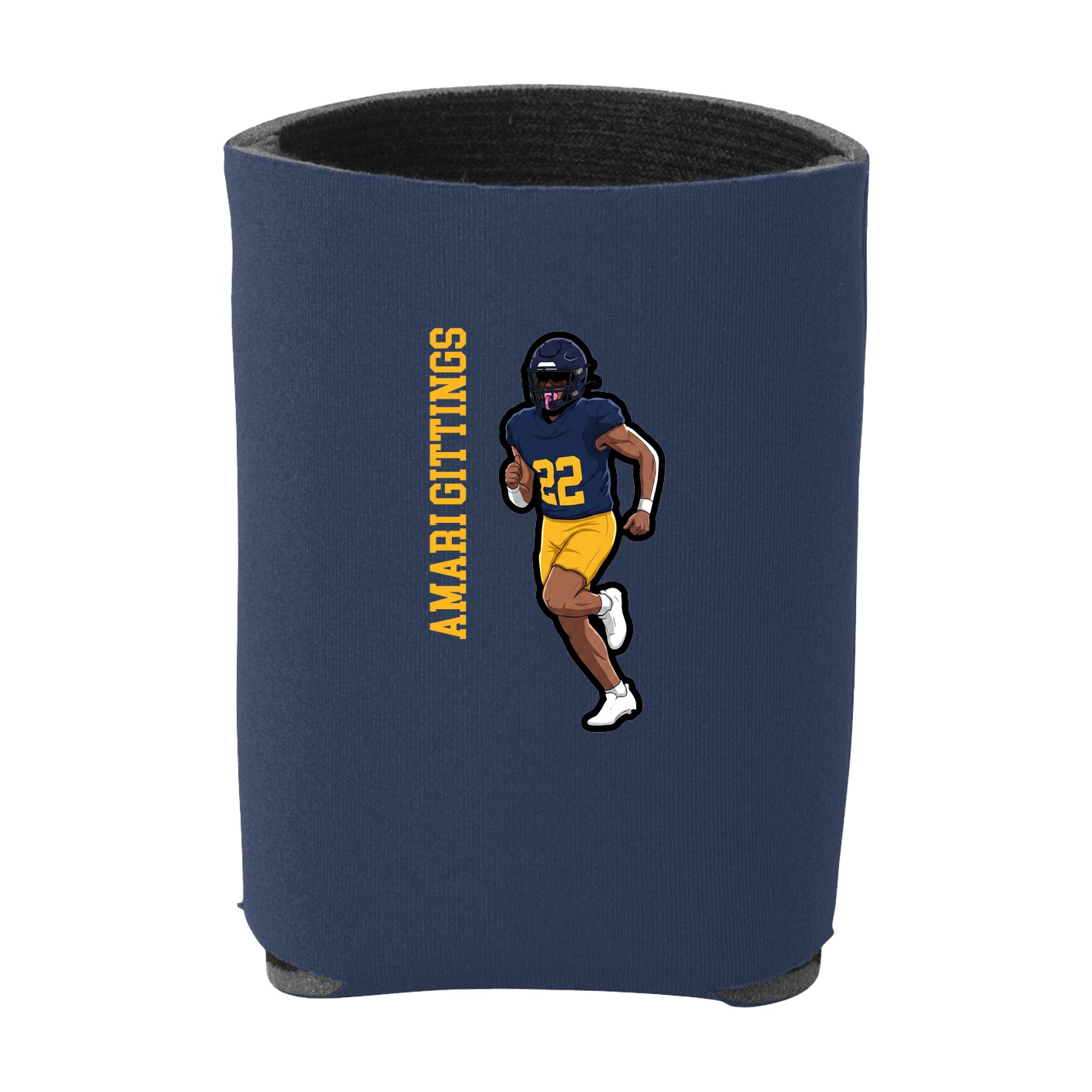 Can Holder — Name Vertical in Navy