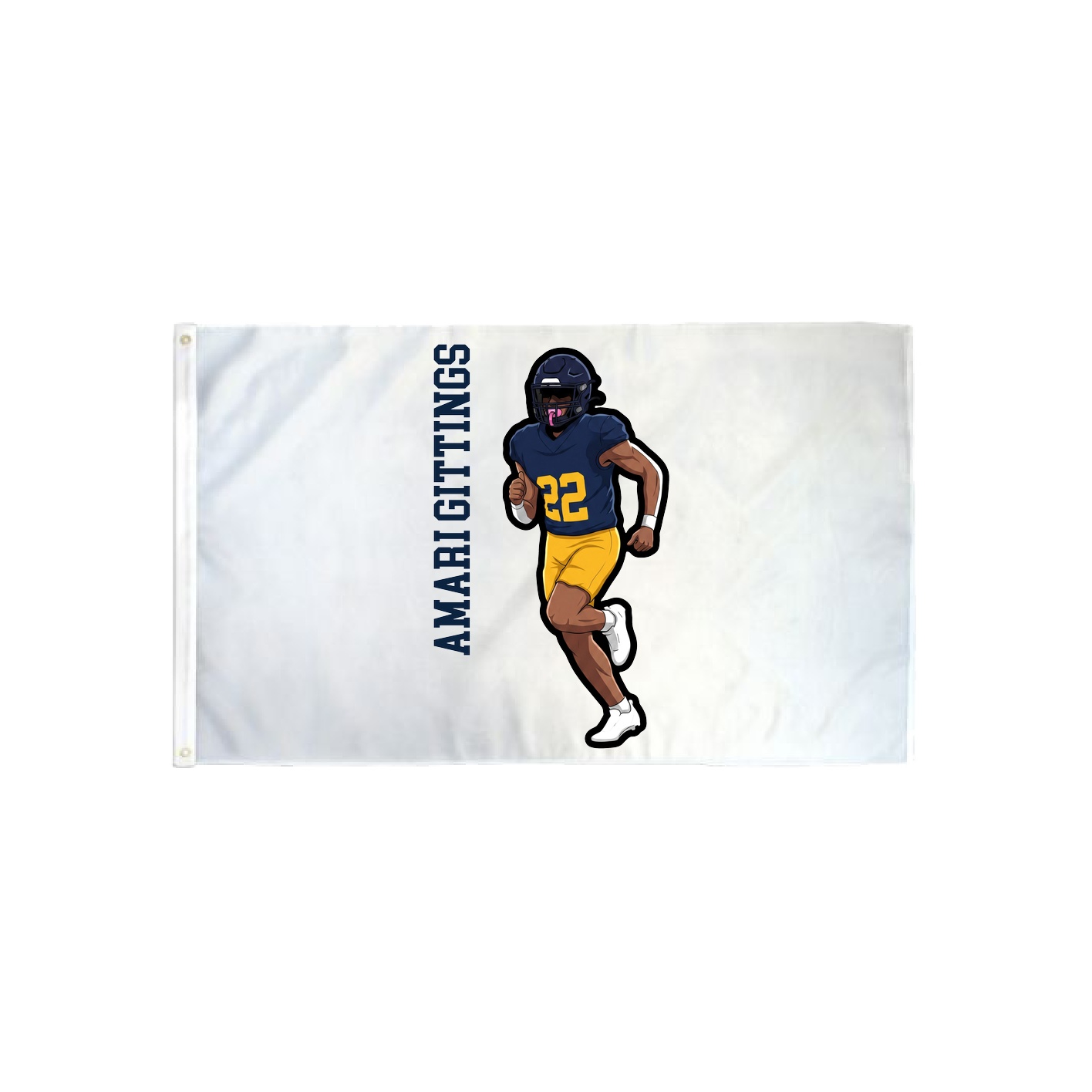 3x5 Flag — Name Vertical in Classic