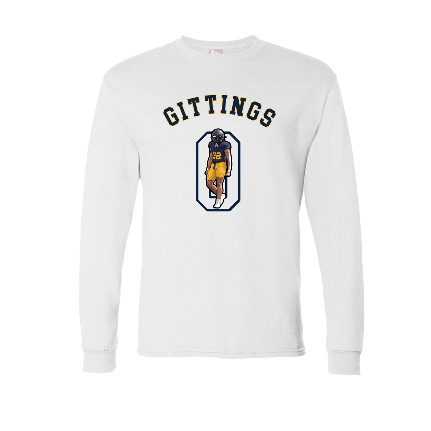 Long Sleeve Tee — Shirsey Arch in White