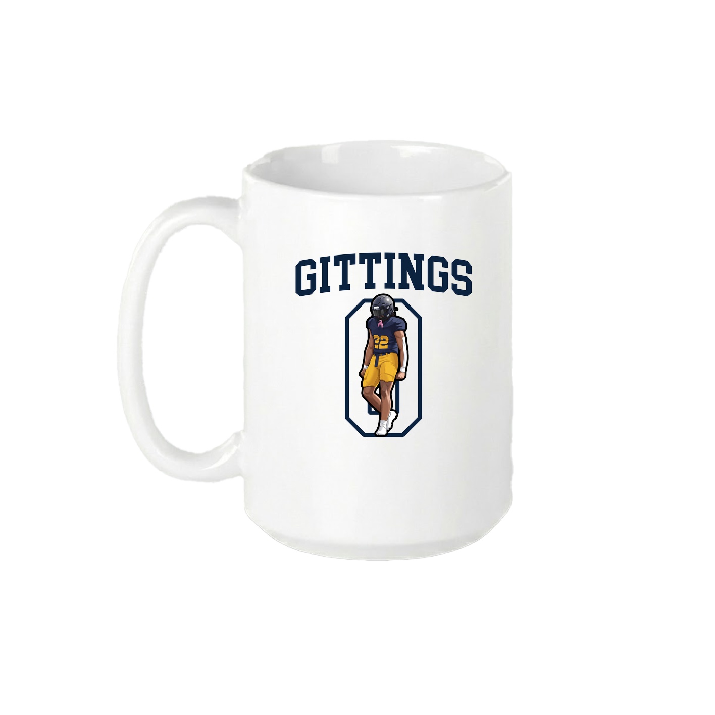 15oz Coffee Mug — Shirsey in White