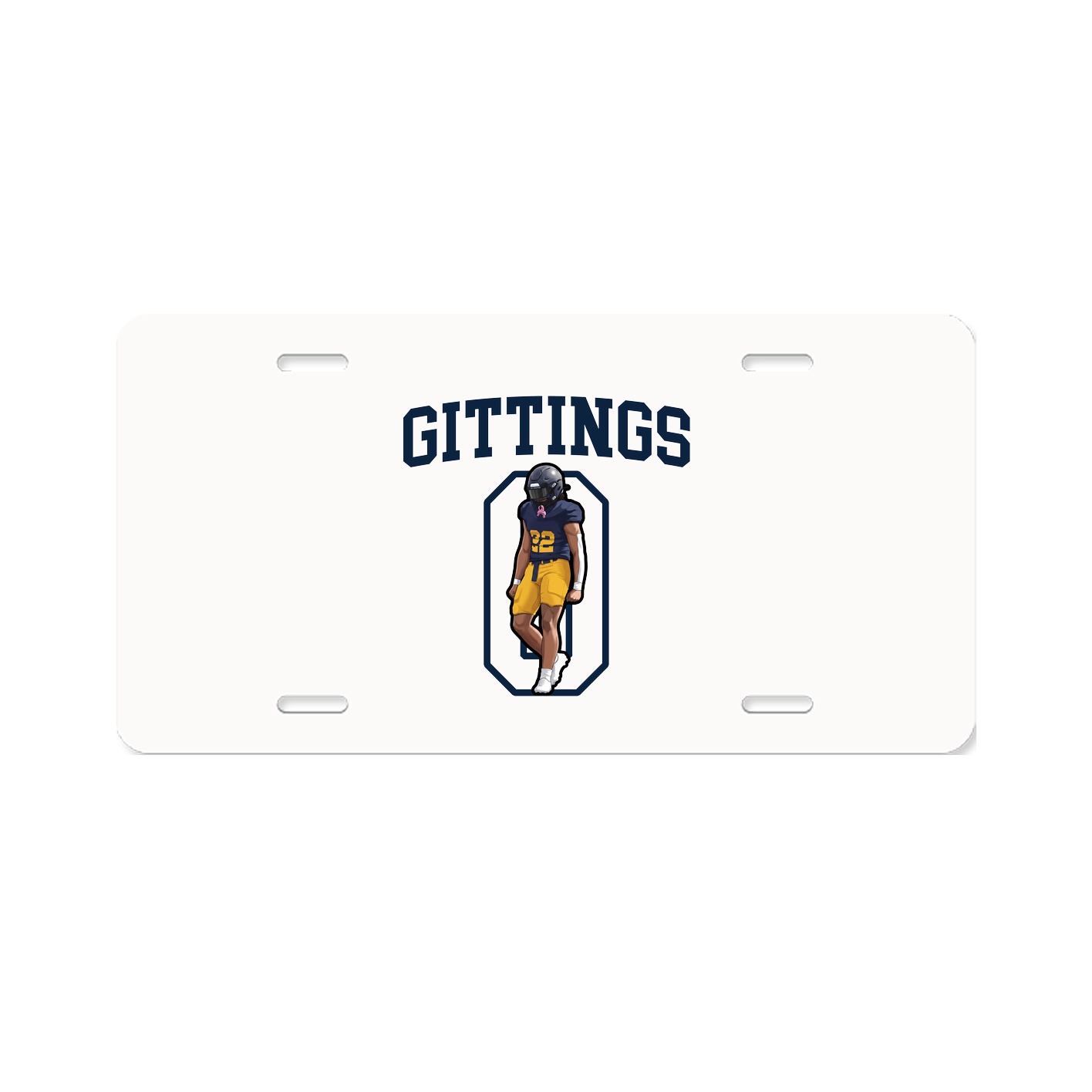 License Plate — Shirsey in Classic