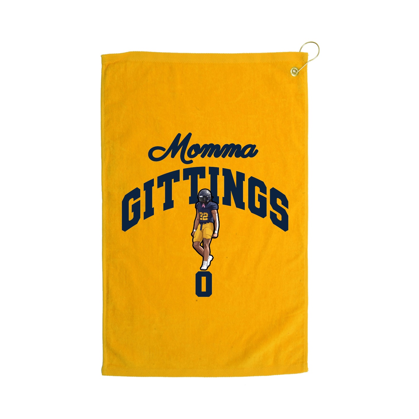 Golf Towel — Mothers Day Arch in Gold