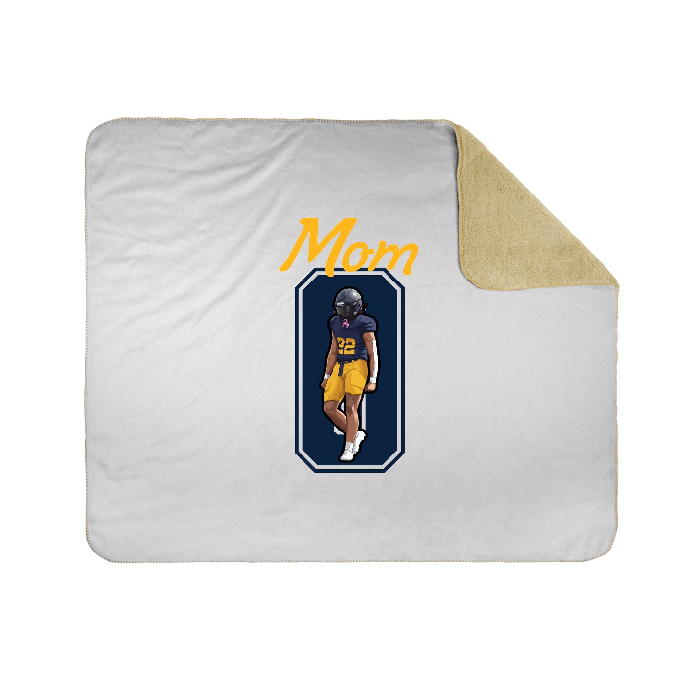 Throw Blanket — Mothers Day Shirsey in White