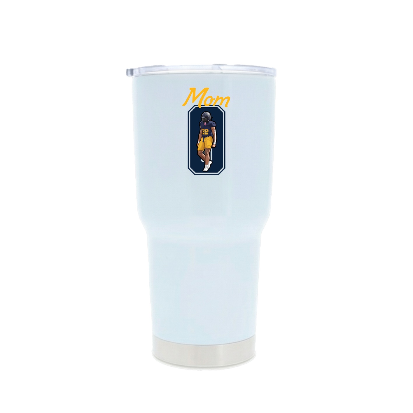 30oz Stainless Steel Tumbler — Mothers Day Shirsey in White