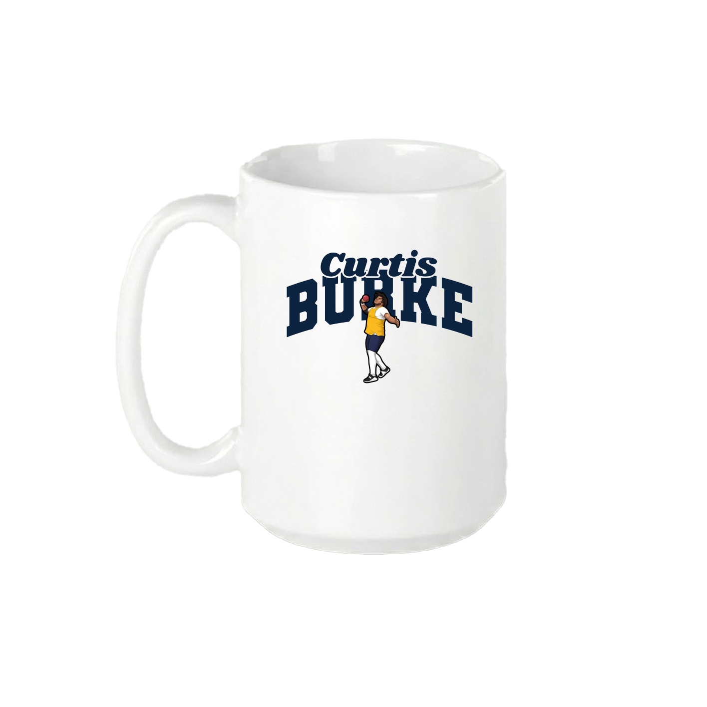 15oz Coffee Mug — Signature Arch in White
