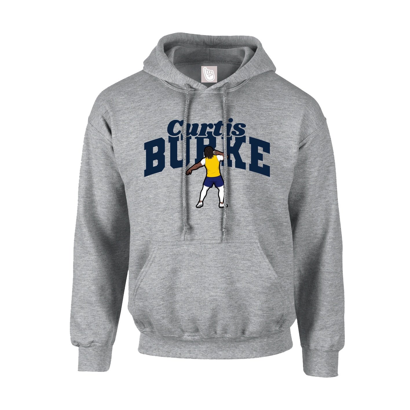 Hoodie — Signature Arch in Grey