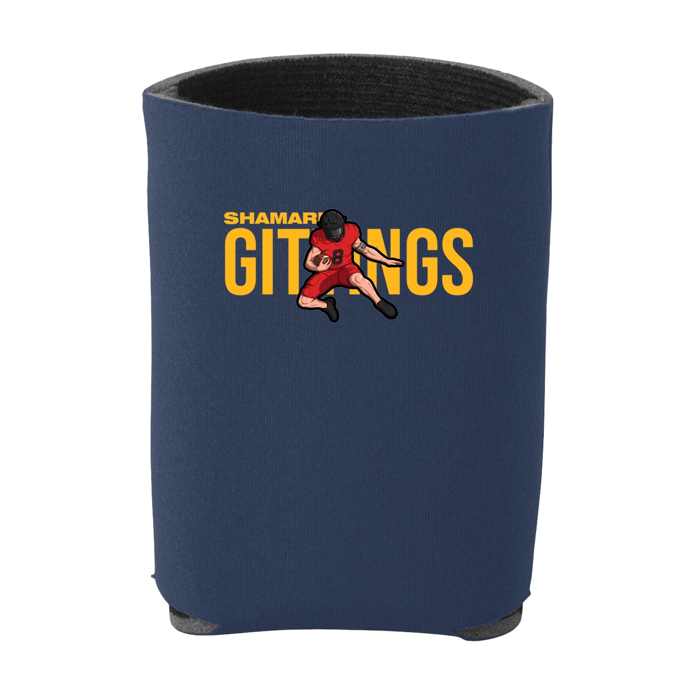 Can Holder — Player Name in Navy