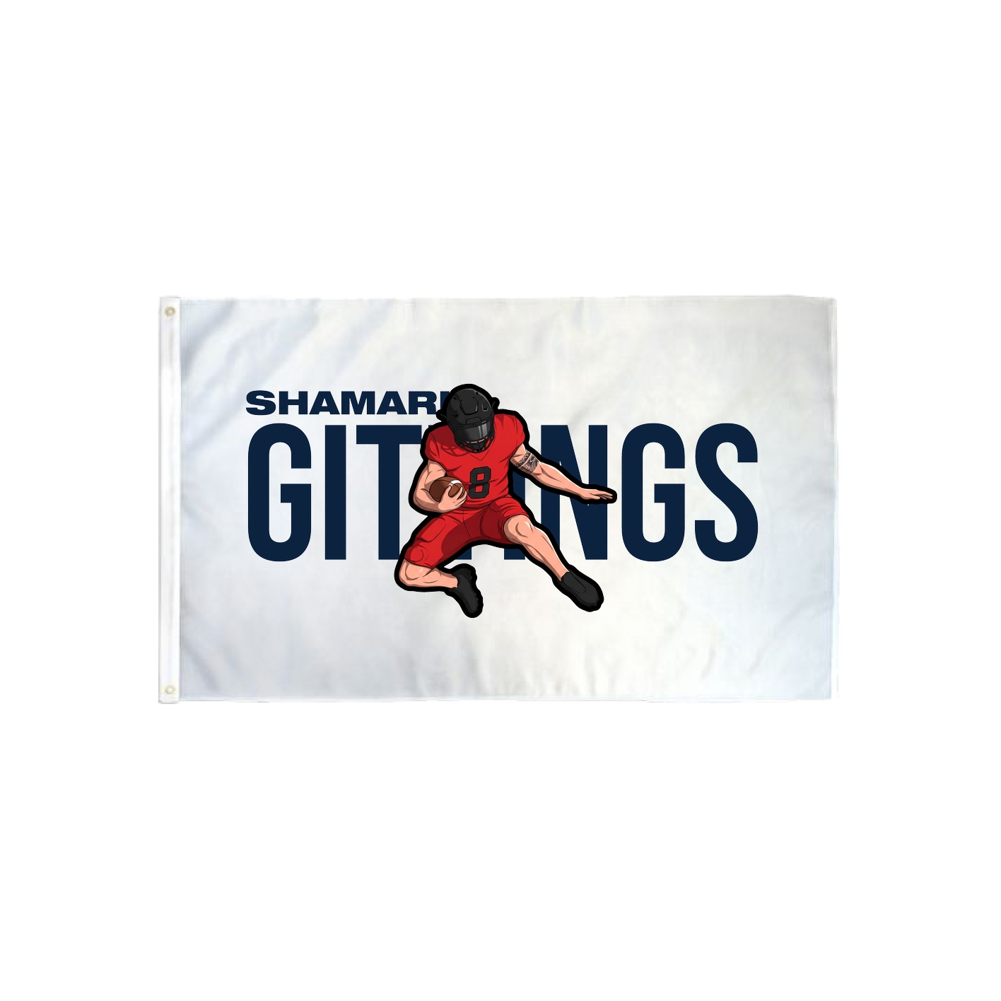 3x5 Flag — Player Name in Classic