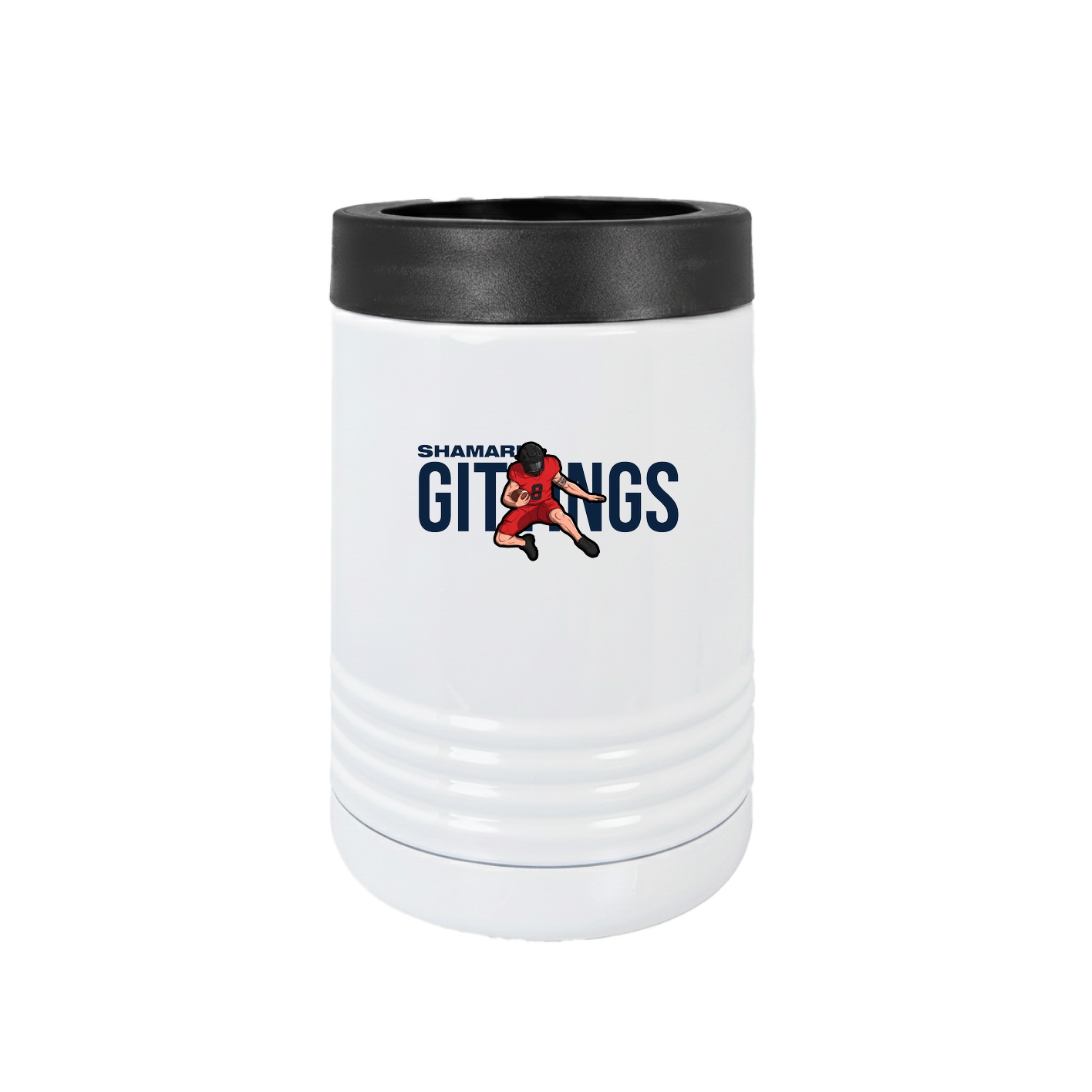 Beverage Holder — Player Name in White
