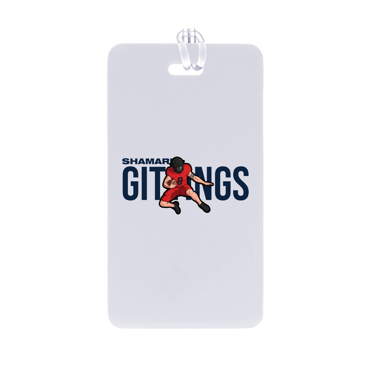 Bag Tag — Player Name in Classic
