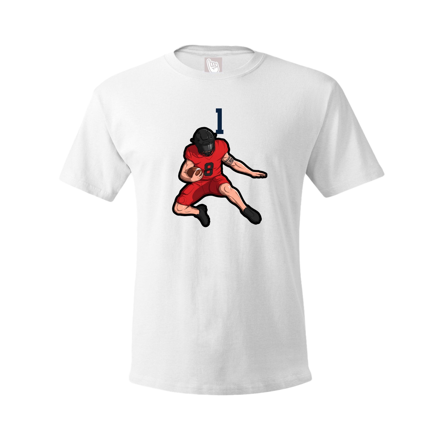 Tee — Number Top in White