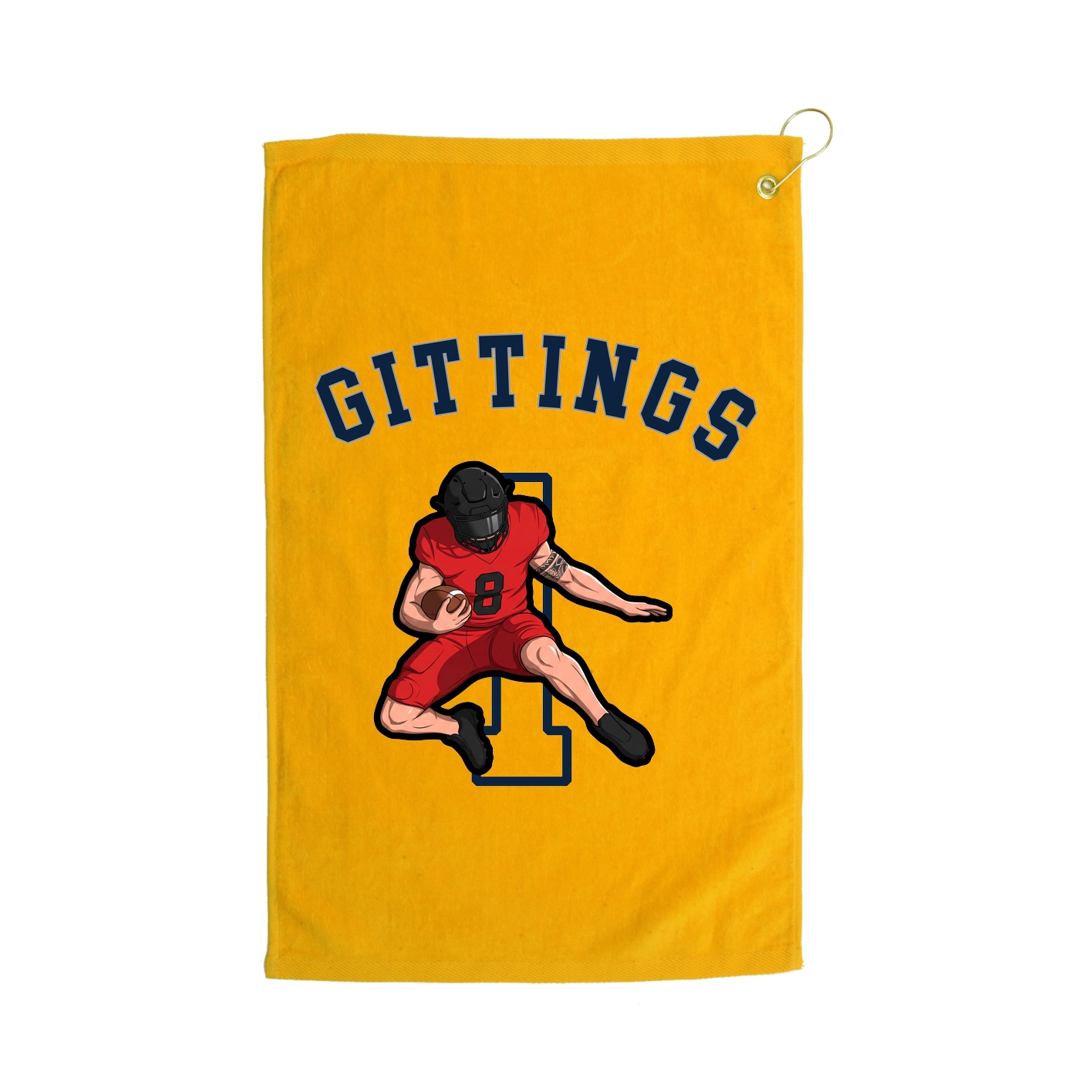 Golf Towel — Shirsey Arch in Gold