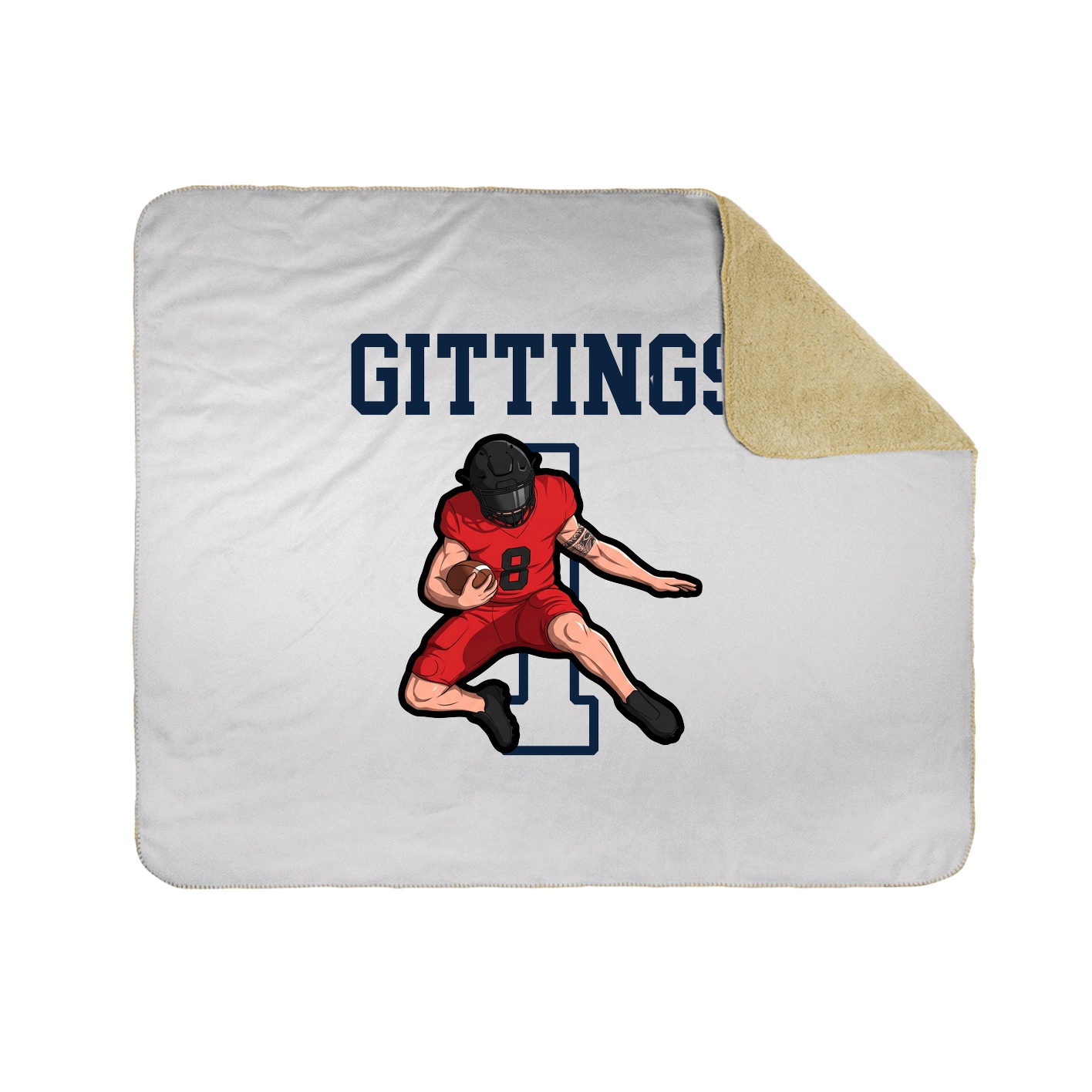 Throw Blanket — Shirsey in White