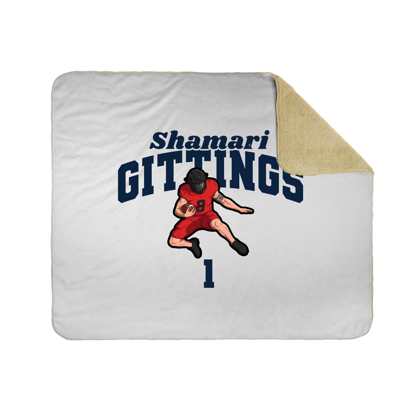Throw Blanket — Signature Arch in White