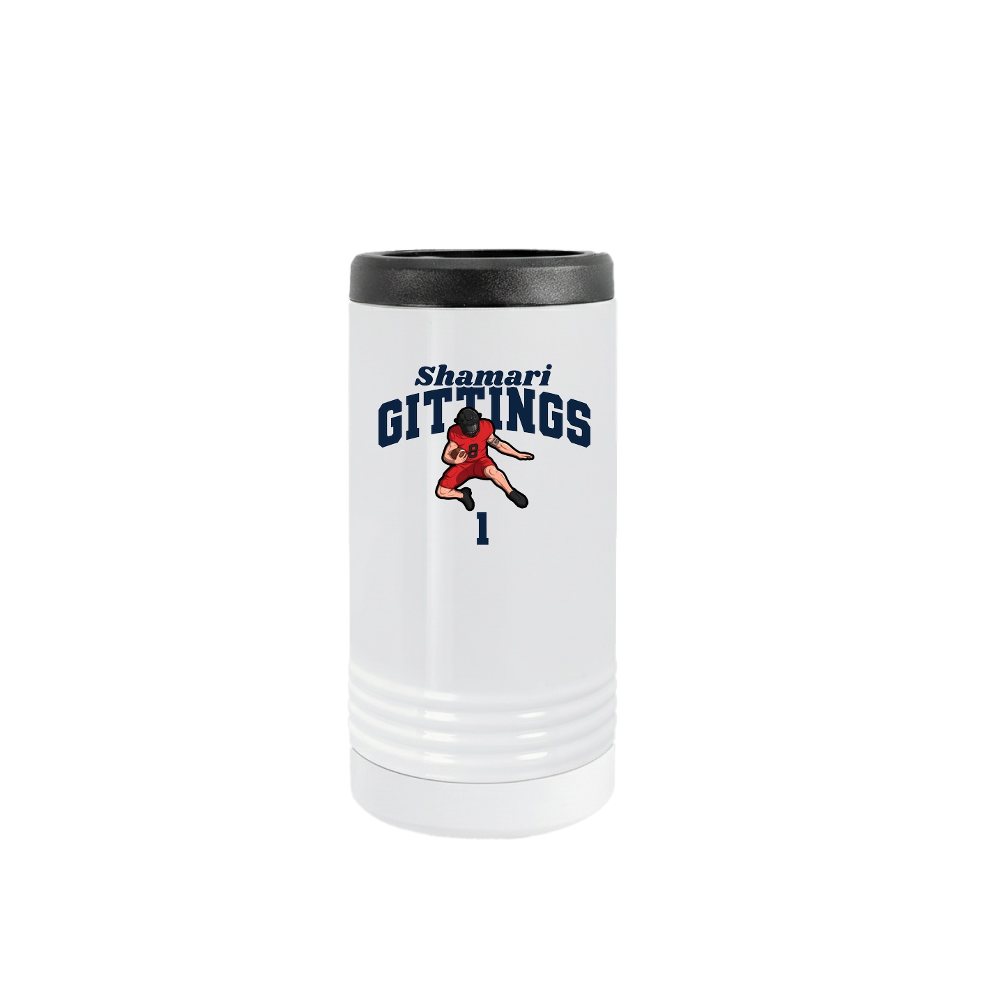 Slim Beverage Holder — Signature Arch in White