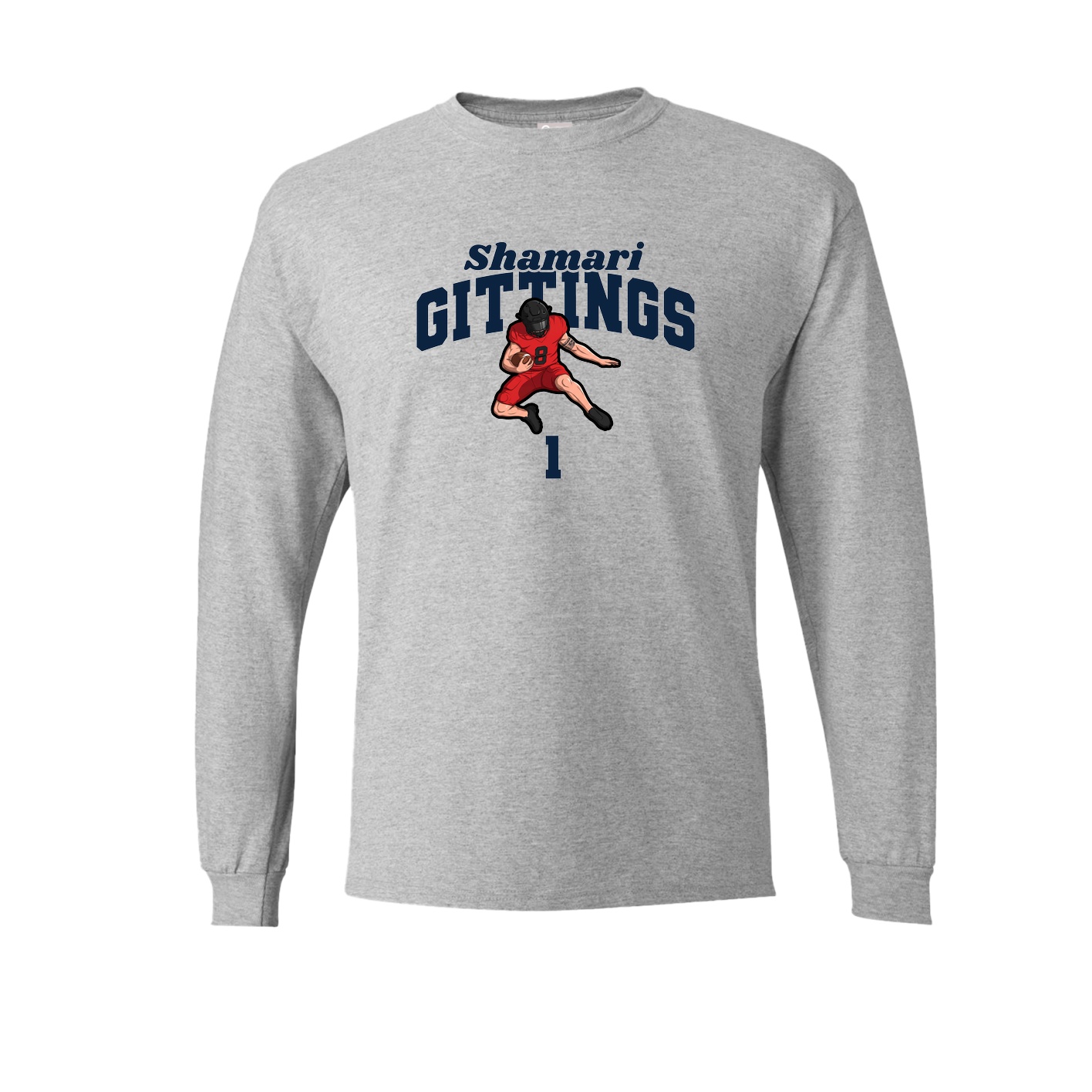 Long Sleeve Tee — Signature Arch in Grey