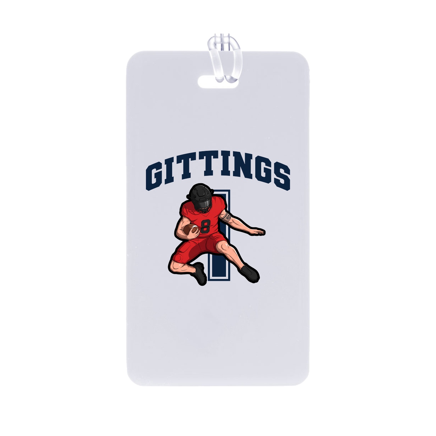 Bag Tag — Number in Classic