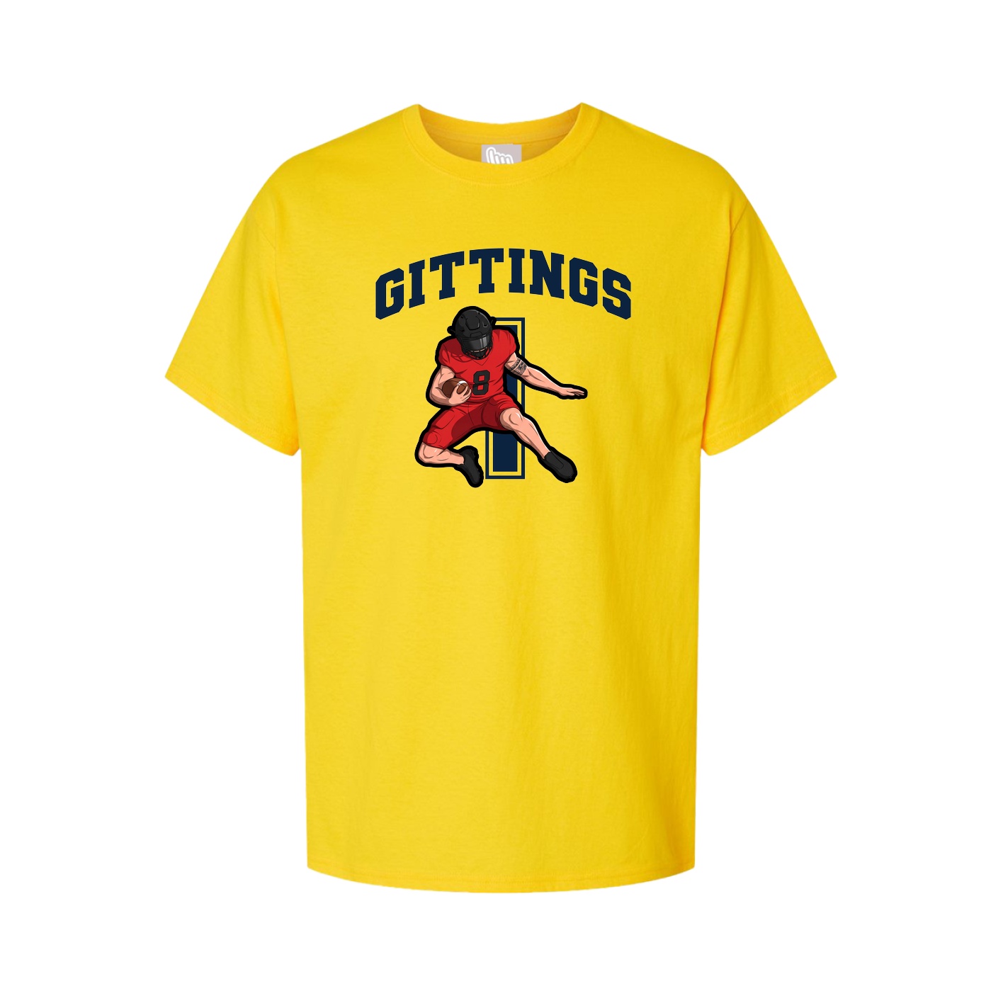 Tee — Number in Gold