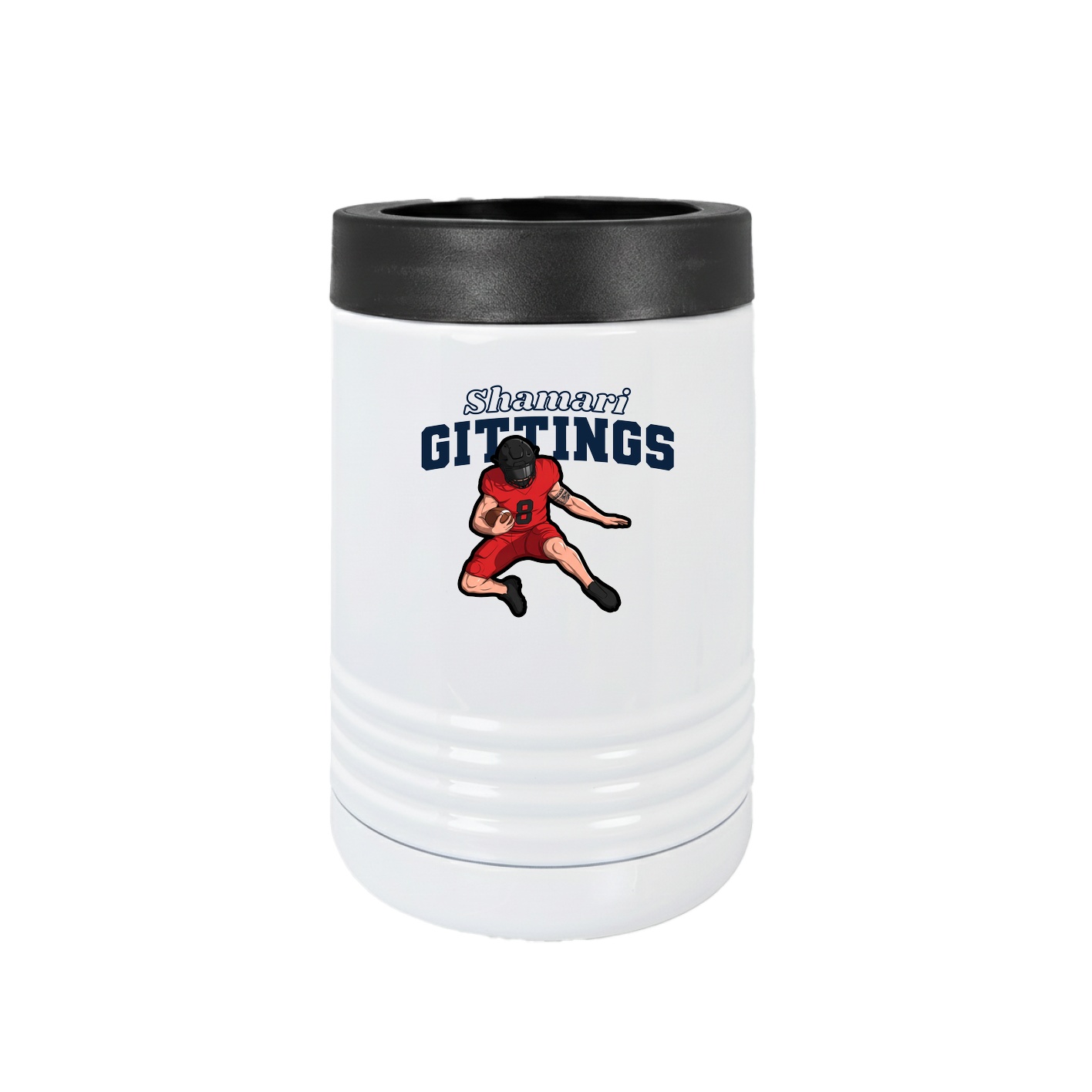 Beverage Holder — Name Arch in White