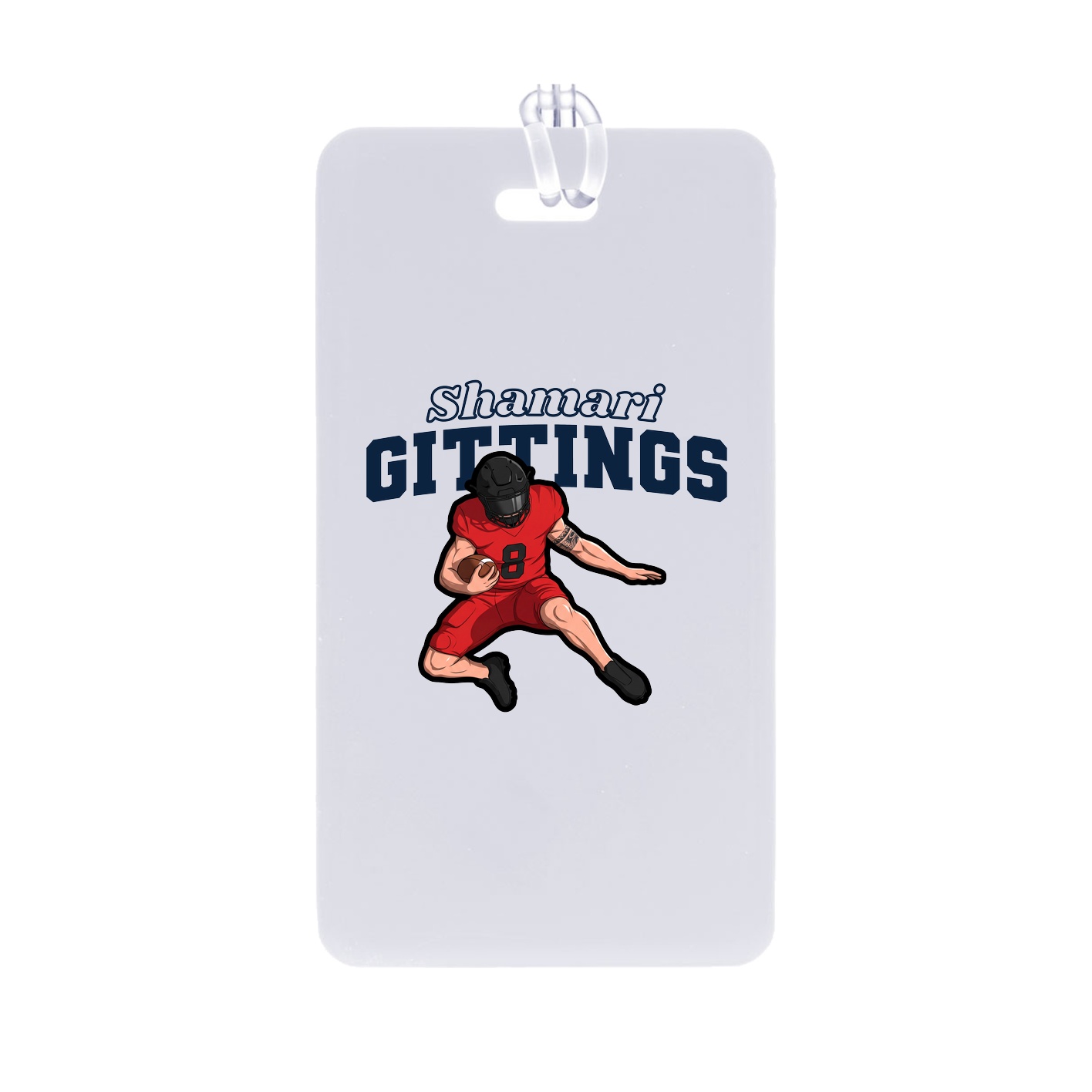 Bag Tag — Name Arch in Classic