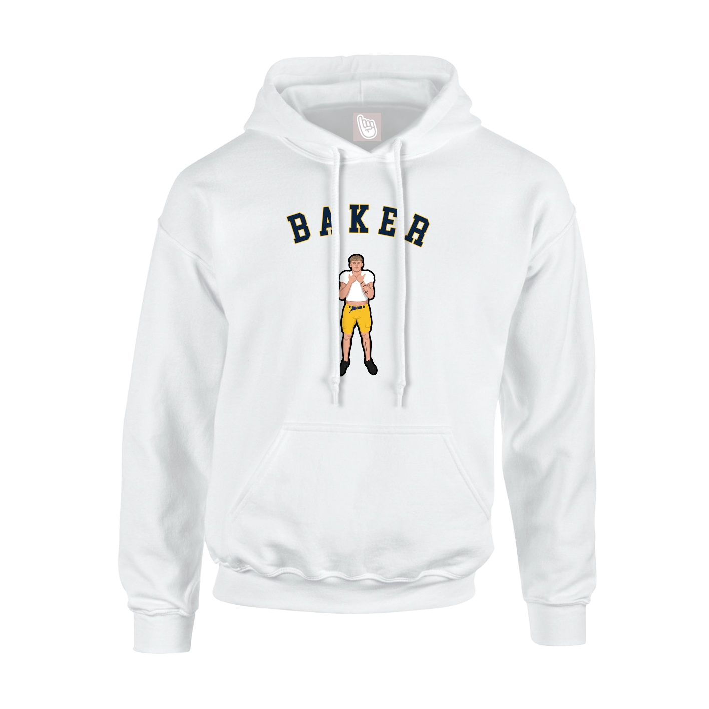 Youth Hoodie — Shirsey Arch in White