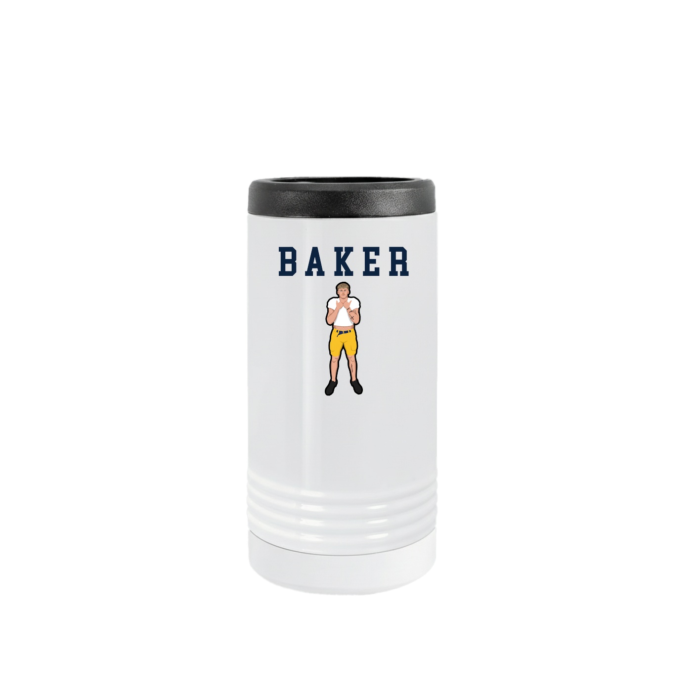 Slim Beverage Holder — Shirsey in White