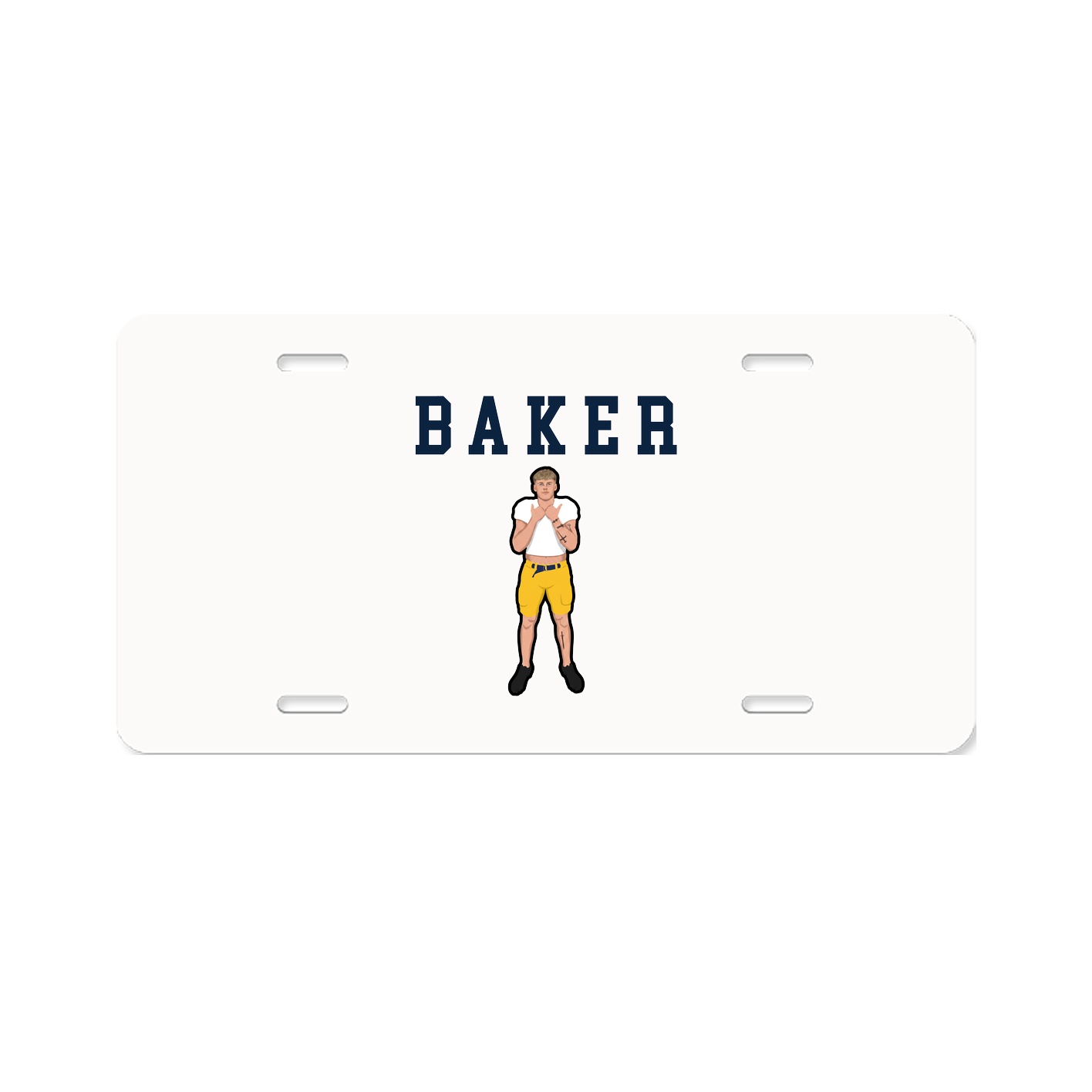 License Plate — Shirsey in Classic