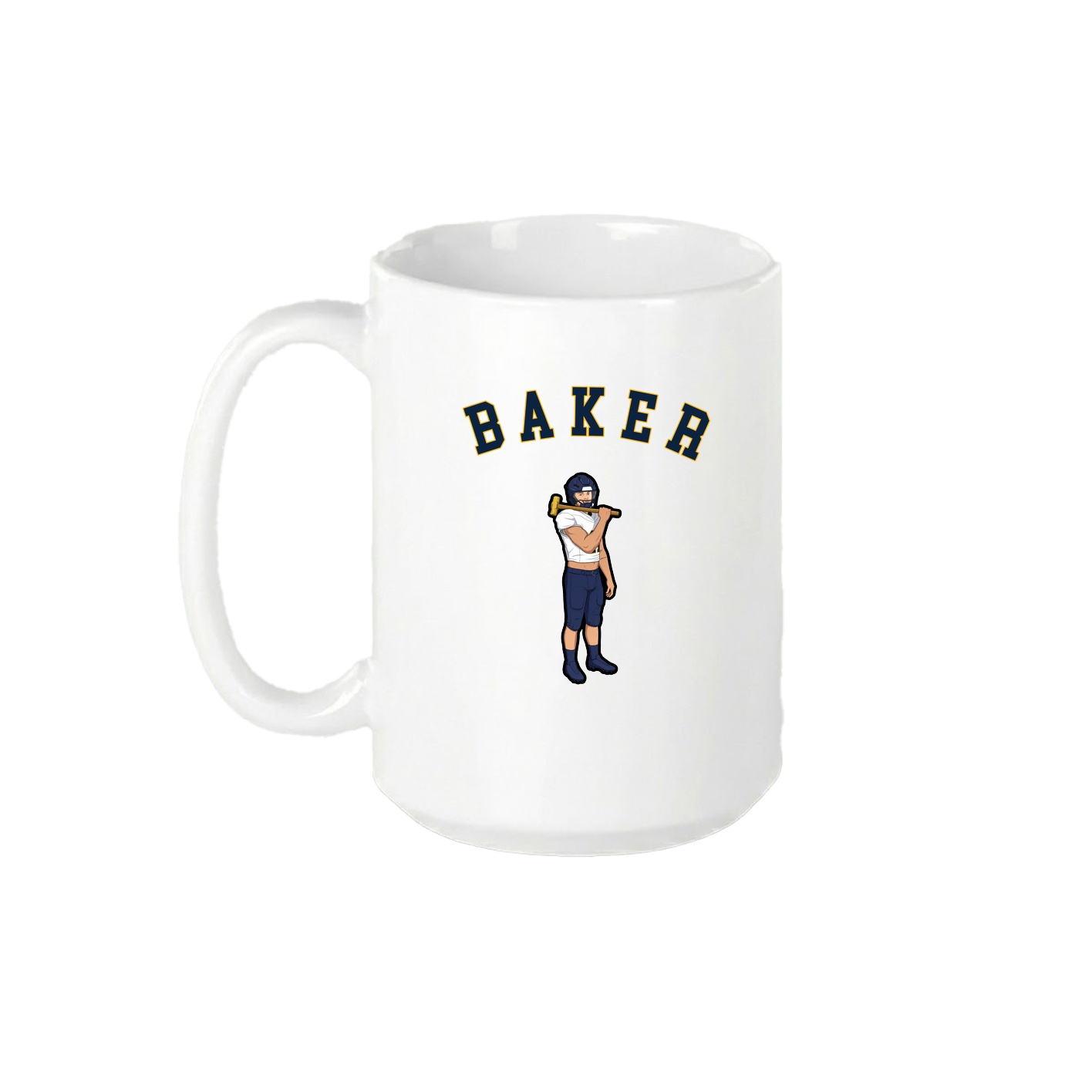 15oz Coffee Mug — Shirsey Arch in White