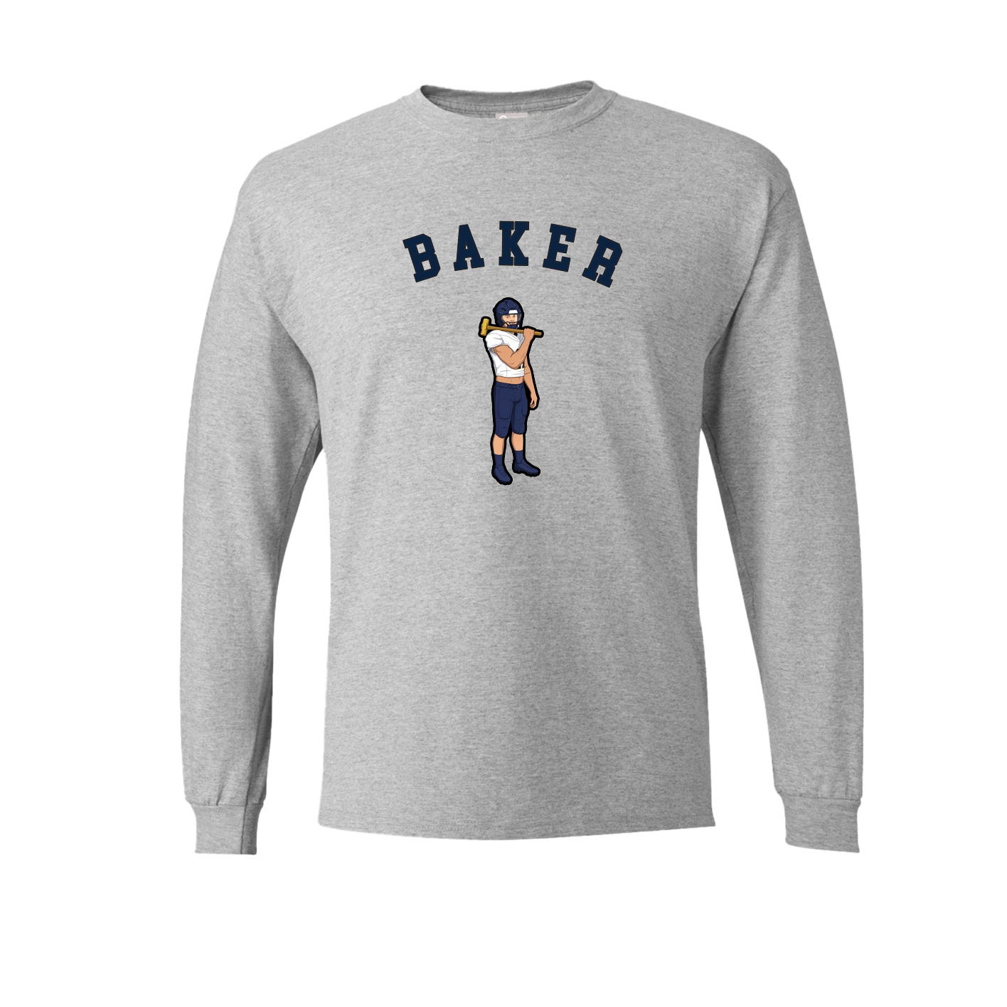 Long Sleeve Tee — Shirsey Arch in Grey