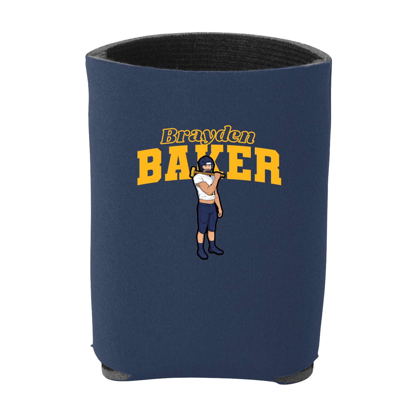 Can Holder — Name Arch in Navy