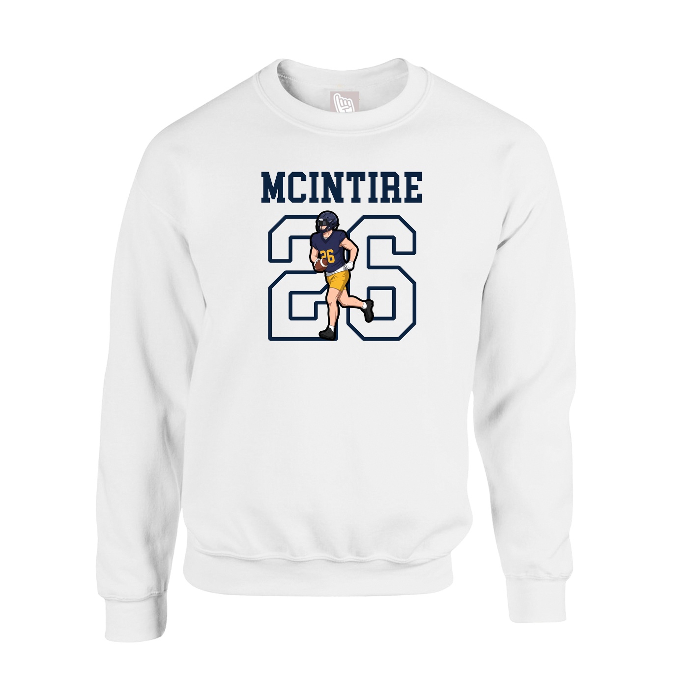 Fleece Crew — Shirsey in White
