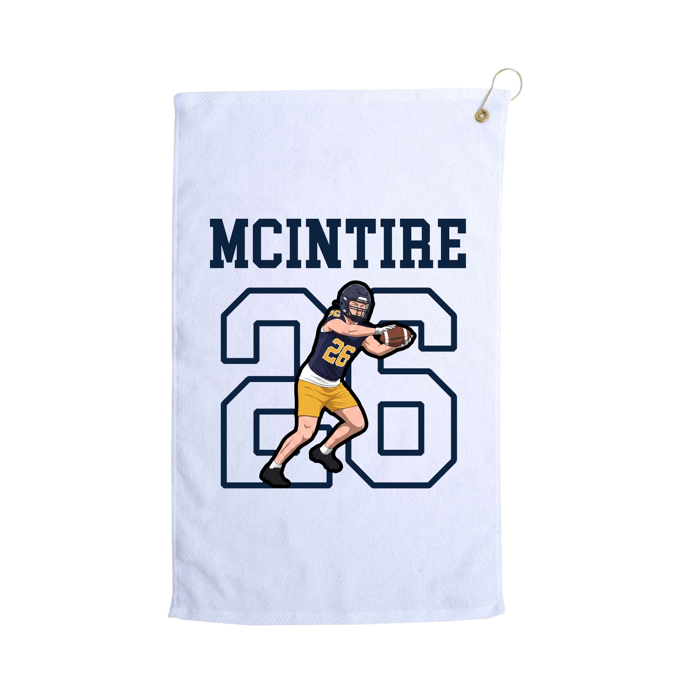 Golf Towel — Shirsey in White