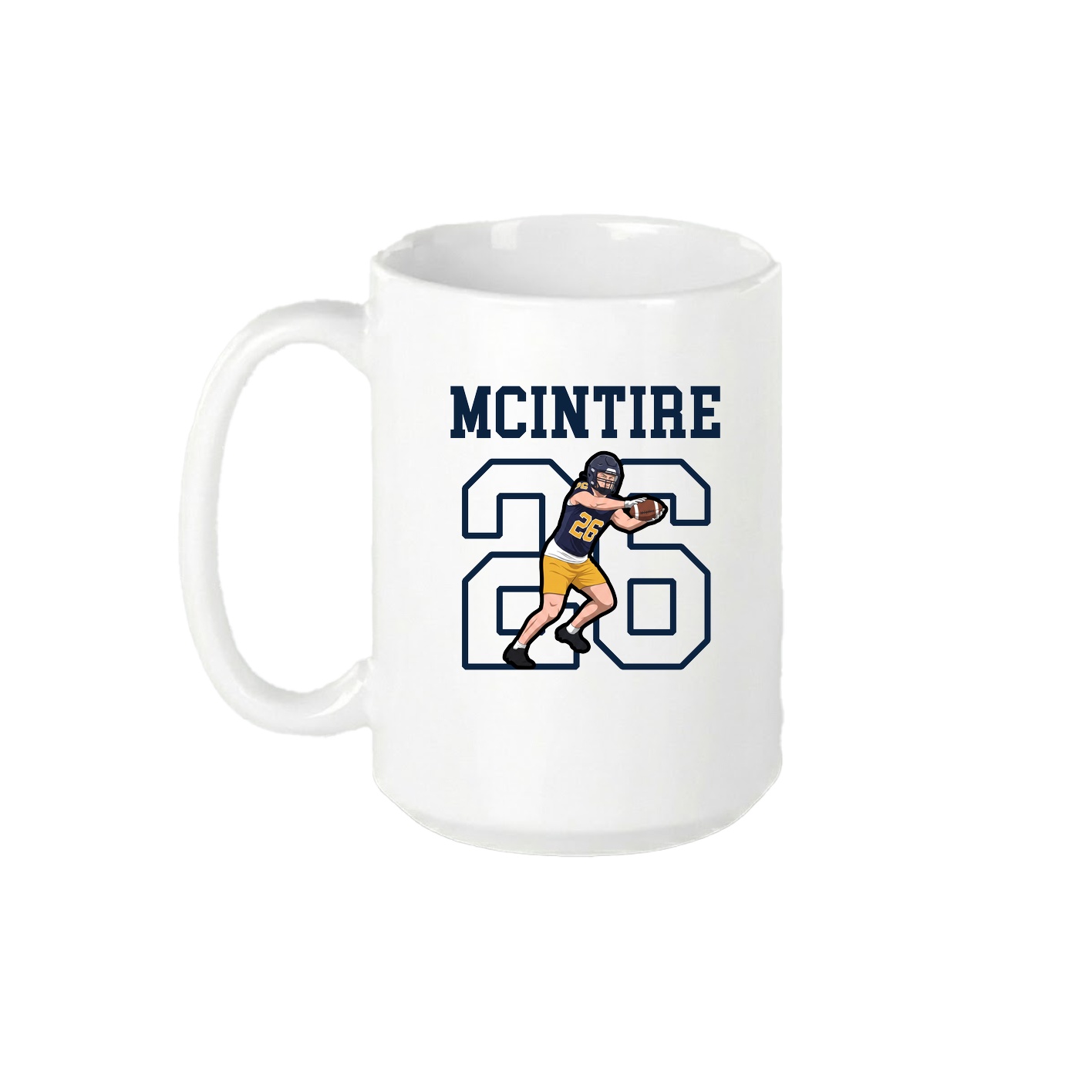 15oz Coffee Mug — Shirsey in White