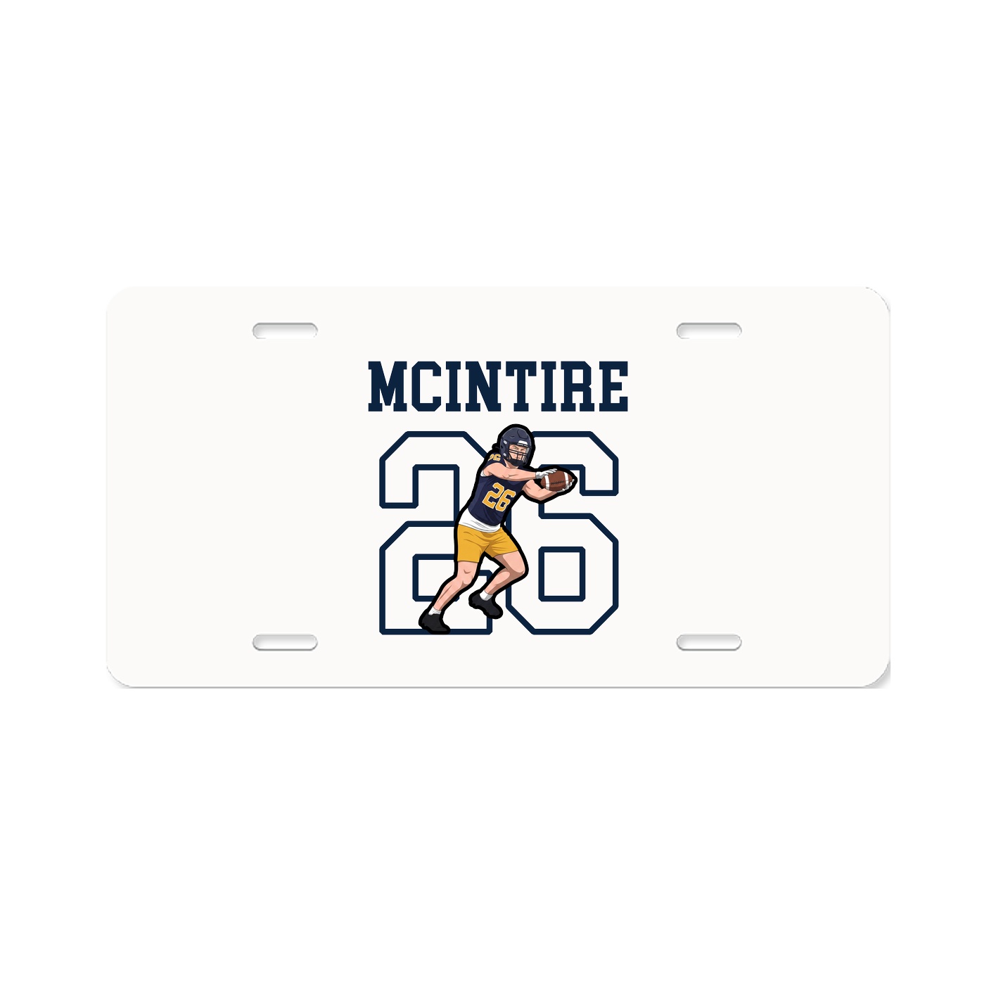 License Plate — Shirsey in Classic