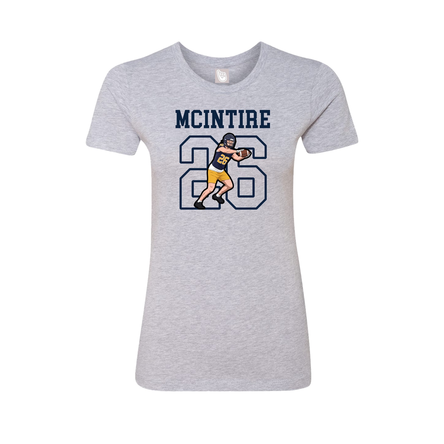 Fitted Women's Tee — Shirsey in Grey
