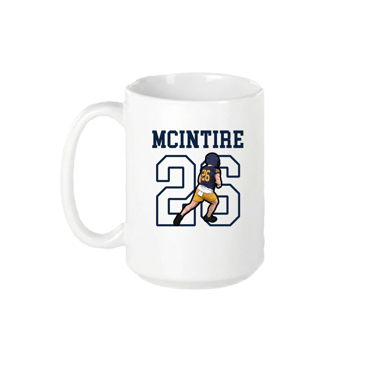 15oz Coffee Mug — Shirsey in White