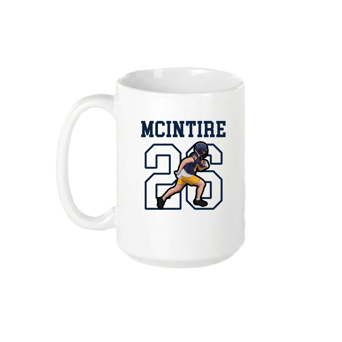 15oz Coffee Mug — Shirsey in White