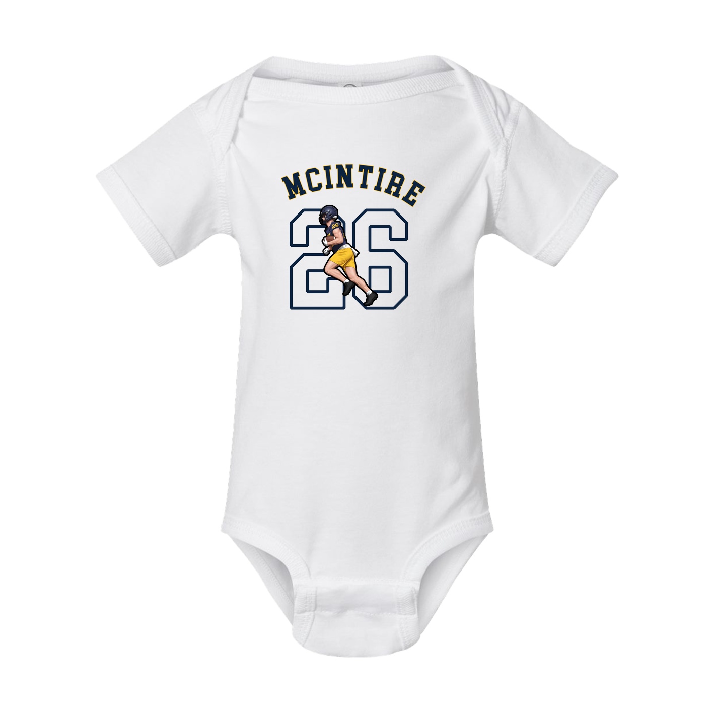 Baby Onesie — Shirsey Arch in White