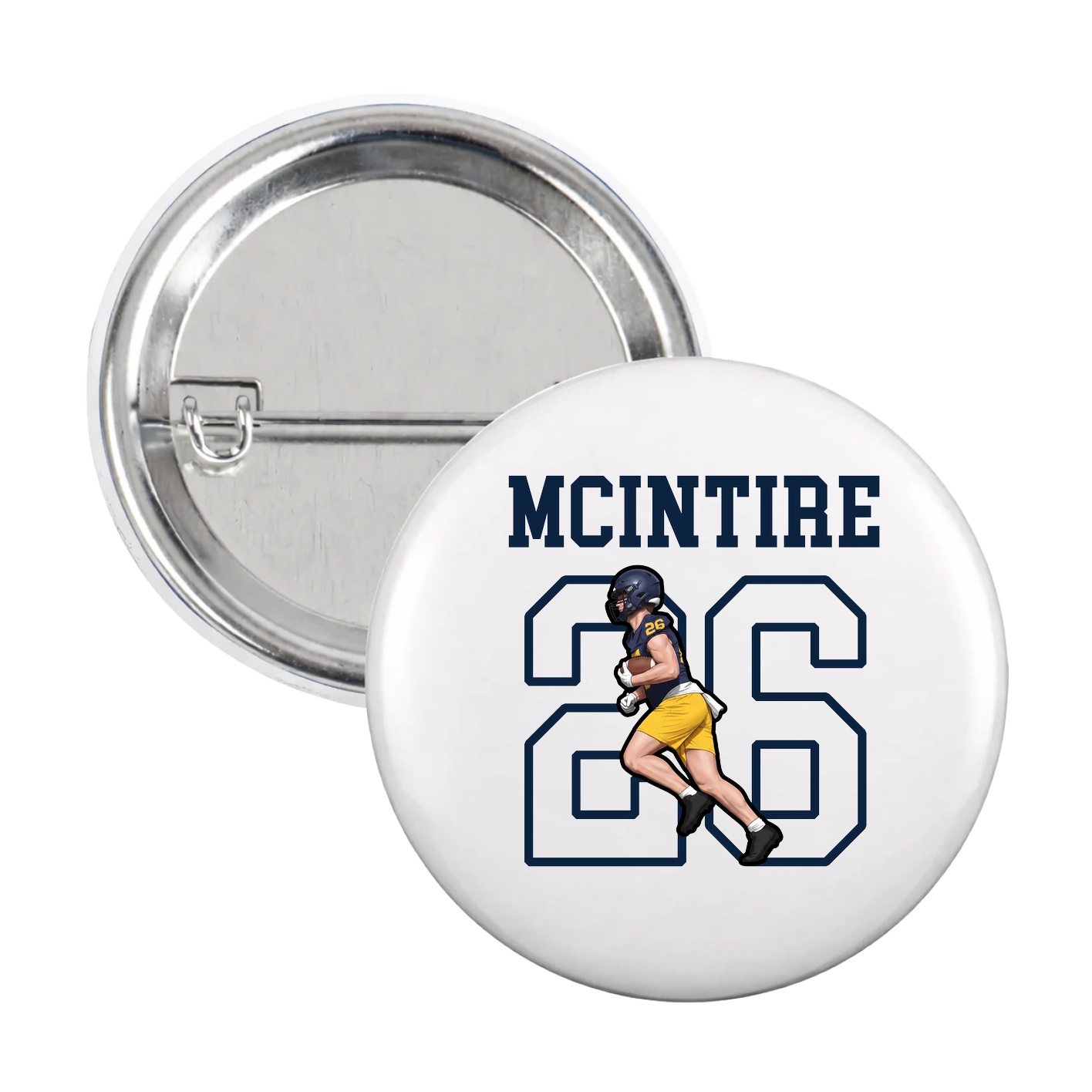 Game Day Button — Shirsey in White