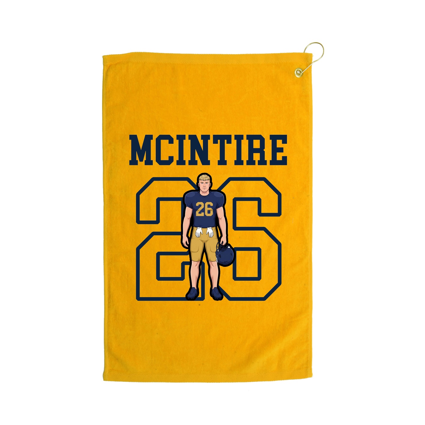 Golf Towel — Shirsey in Gold