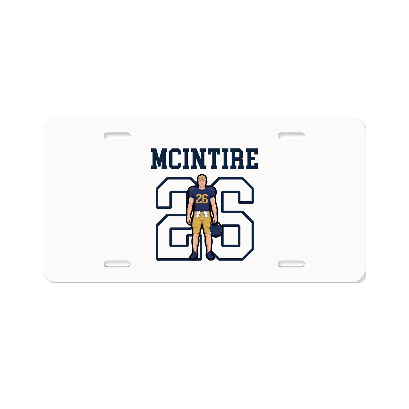 License Plate — Shirsey in Classic