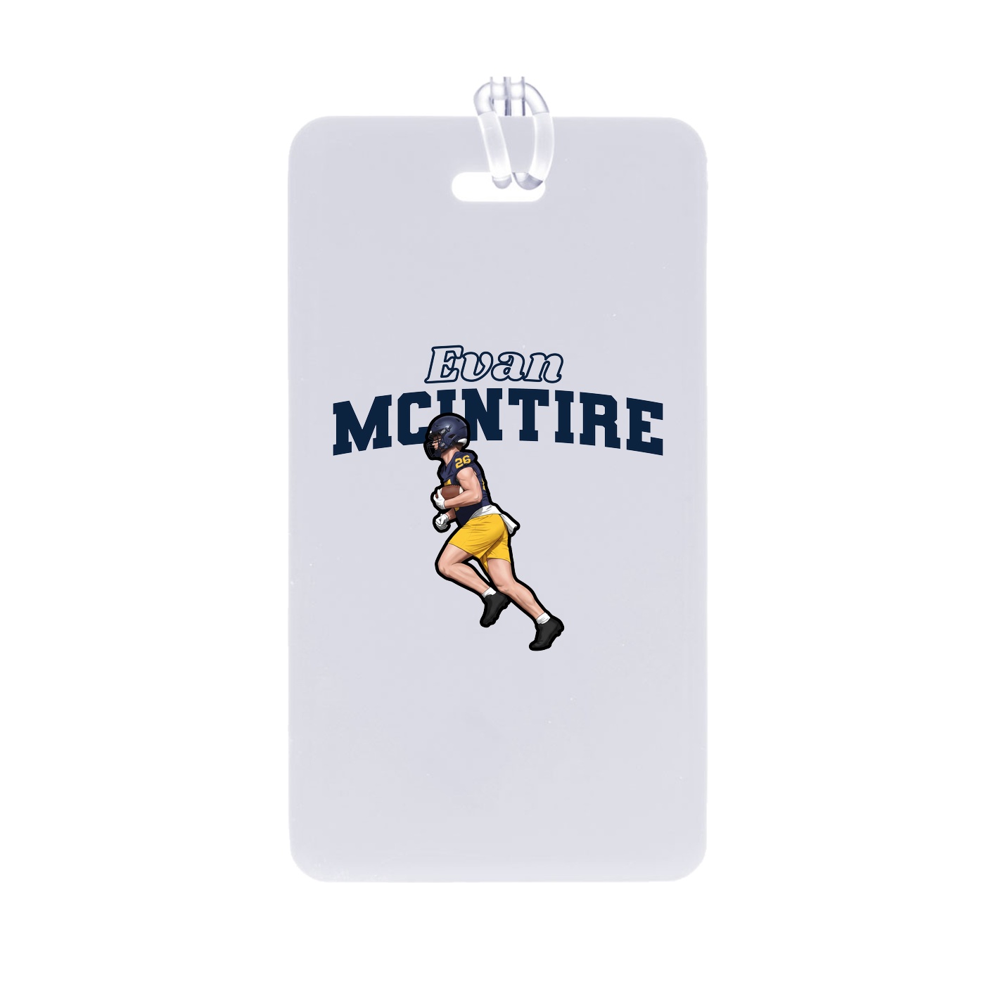 Bag Tag — Name Arch in Classic